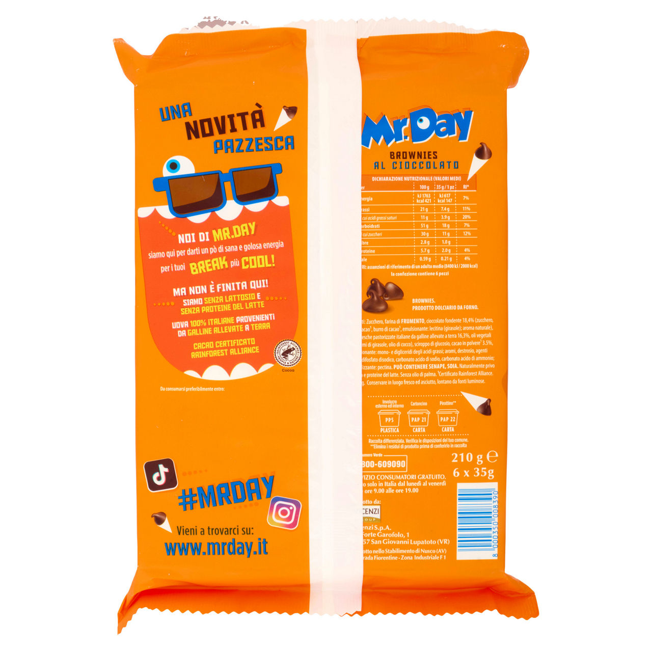Merendine Brownies 210 gr - Immagine 21