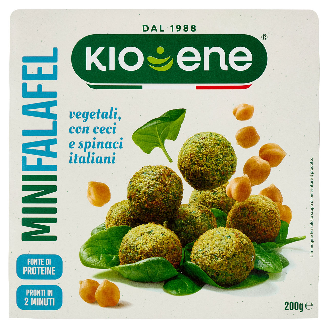 Mini falafel di ceci e spinaci 200 gr