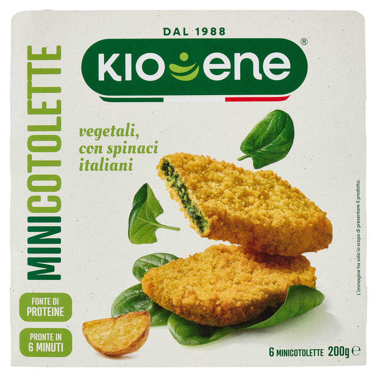 Mini cotolette di spinaci 200 gr - Immagine 01