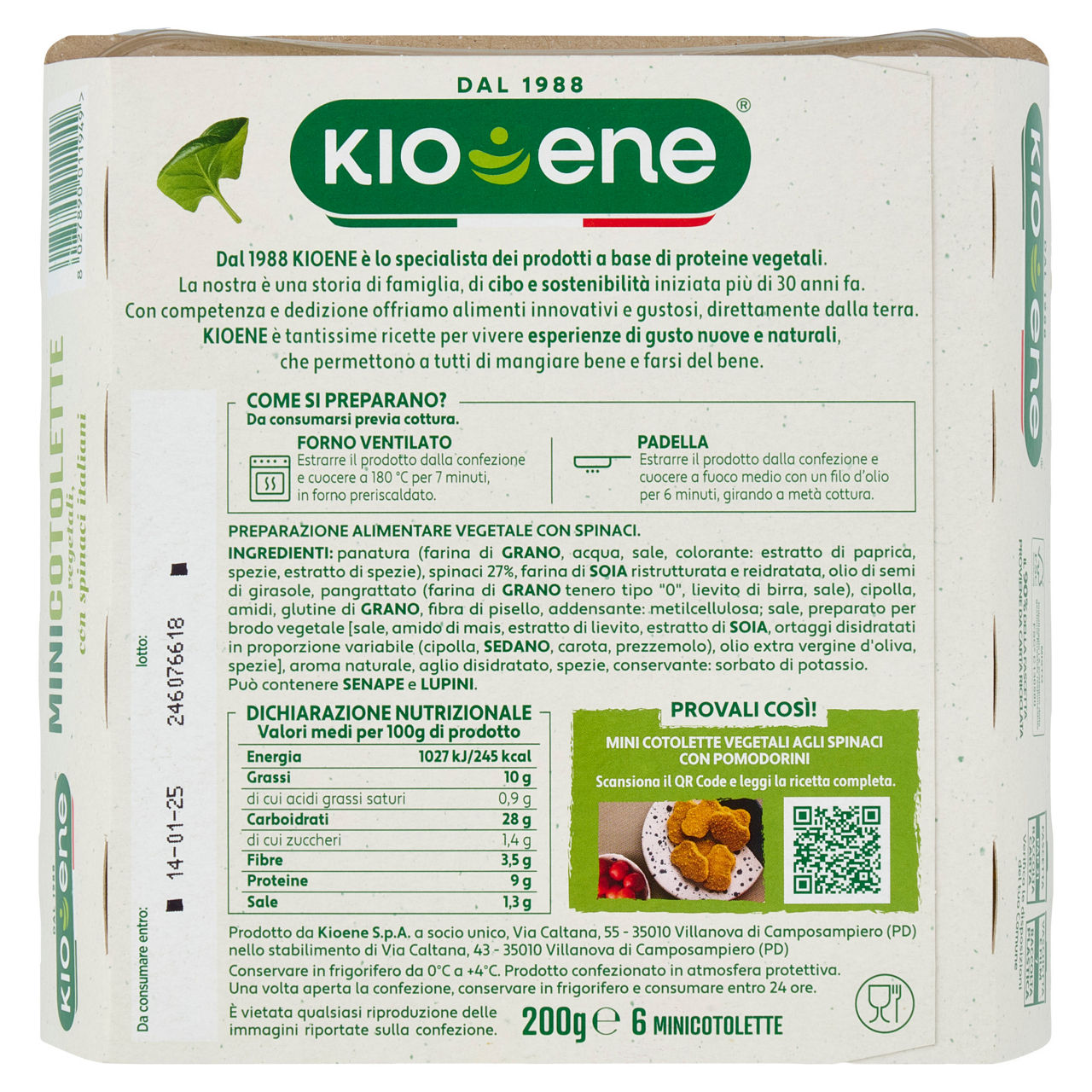 Mini cotolette di spinaci 200 gr - Immagine 11