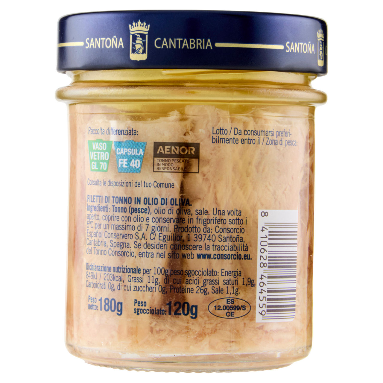 Filetti in tonno all'olio di oliva 180 gr - Immagine 41