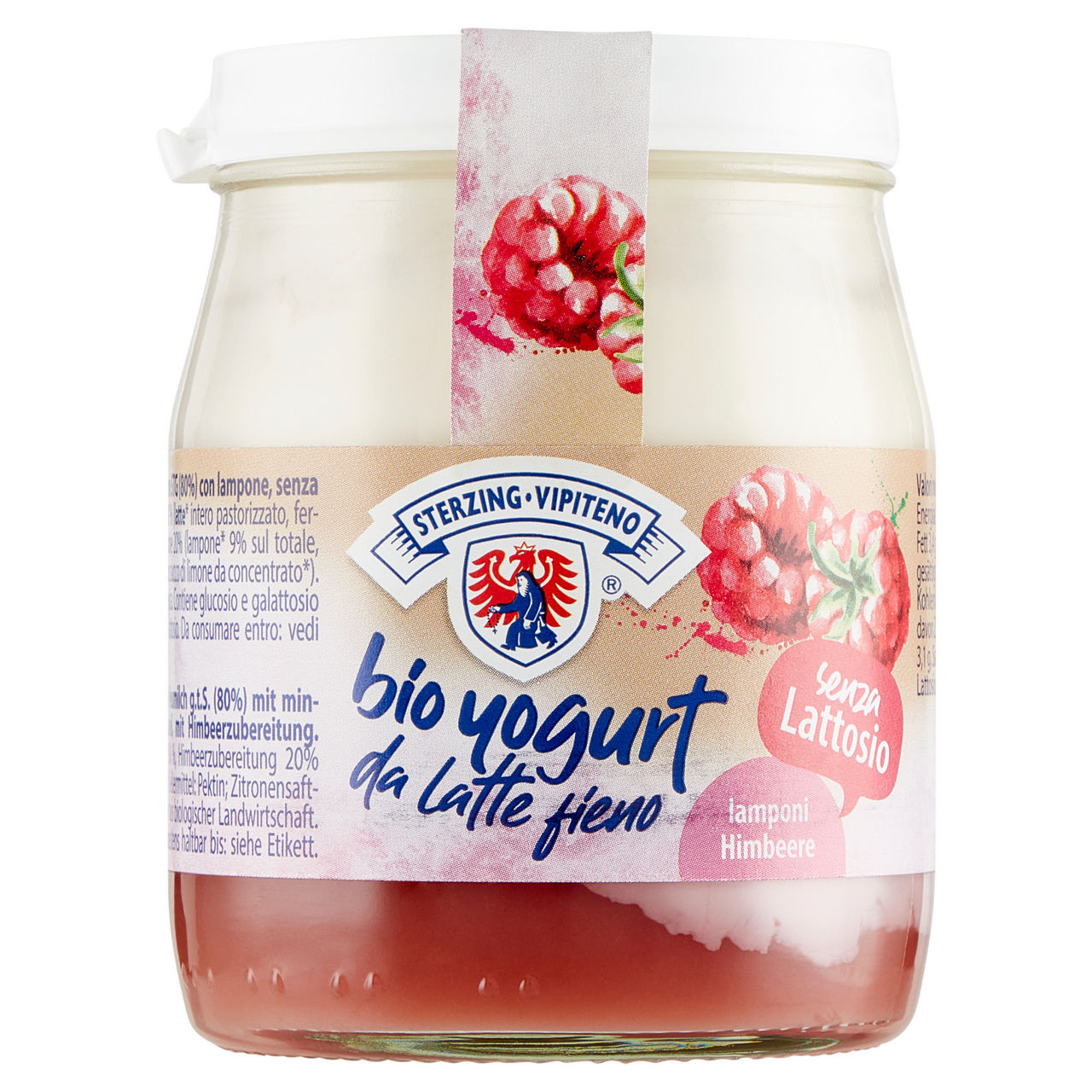 Yogurt intero bio da Latte Fieno al lampone 150 gr
