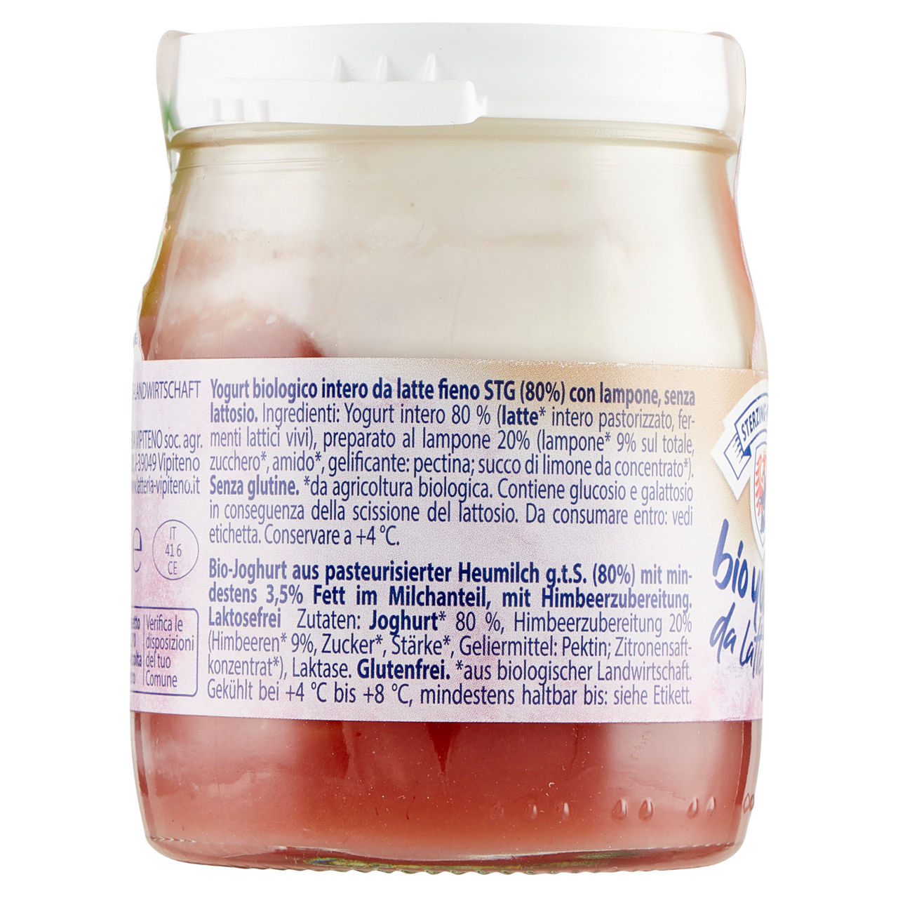 Yogurt intero bio da Latte Fieno al lampone 150 gr - Immagine 21