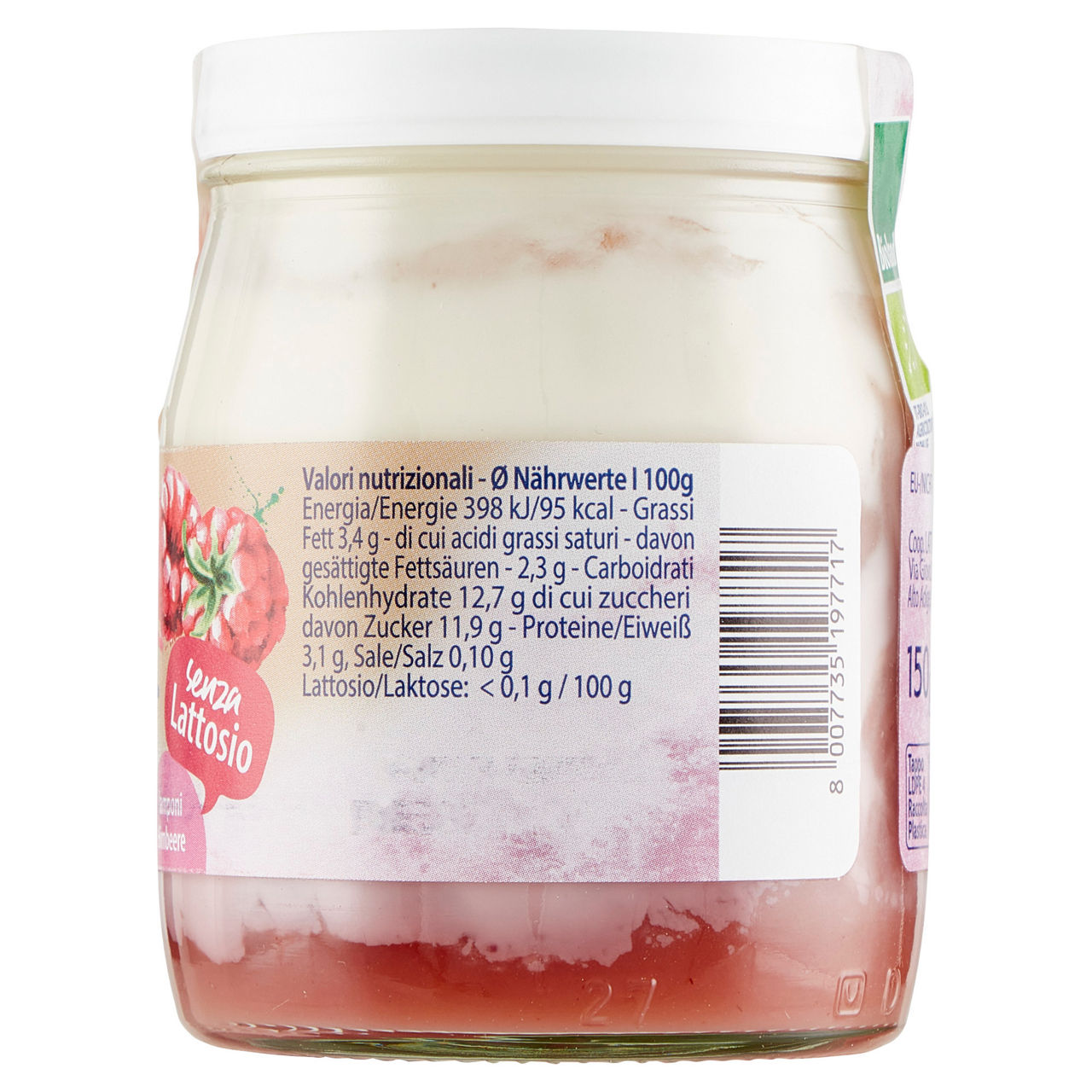 Yogurt intero bio da Latte Fieno al lampone 150 gr - Immagine 41