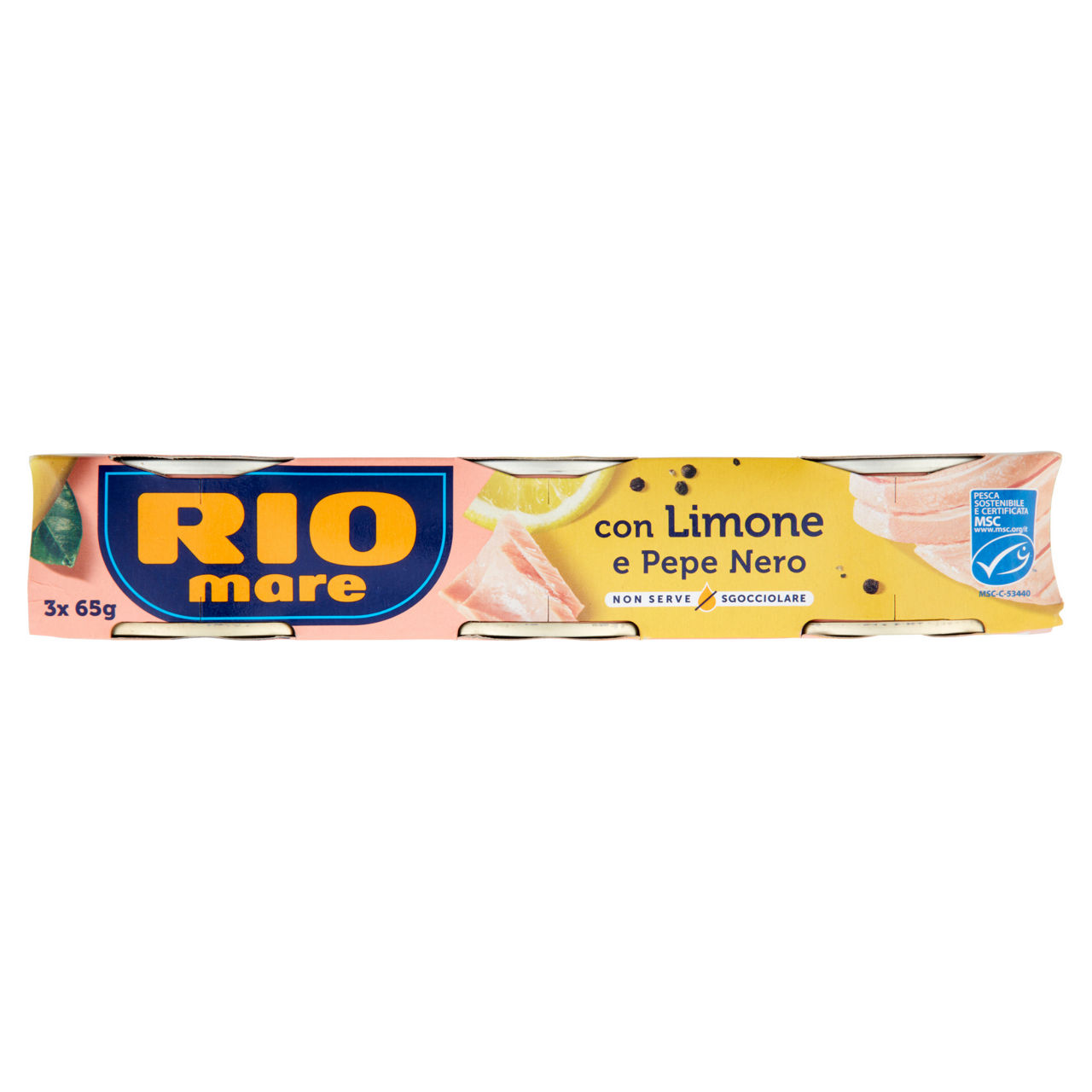 Tonno all'olio di oliva con limone e pepe nero 3 pz x 65 gr - Immagine 41