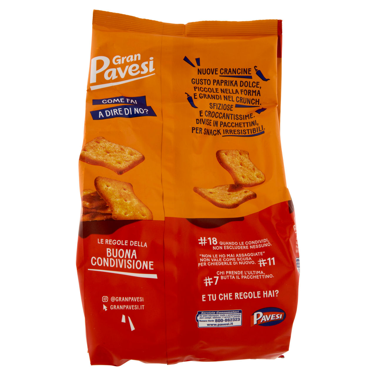 Crackers Crancine alla paprika 180 gr - Immagine 41