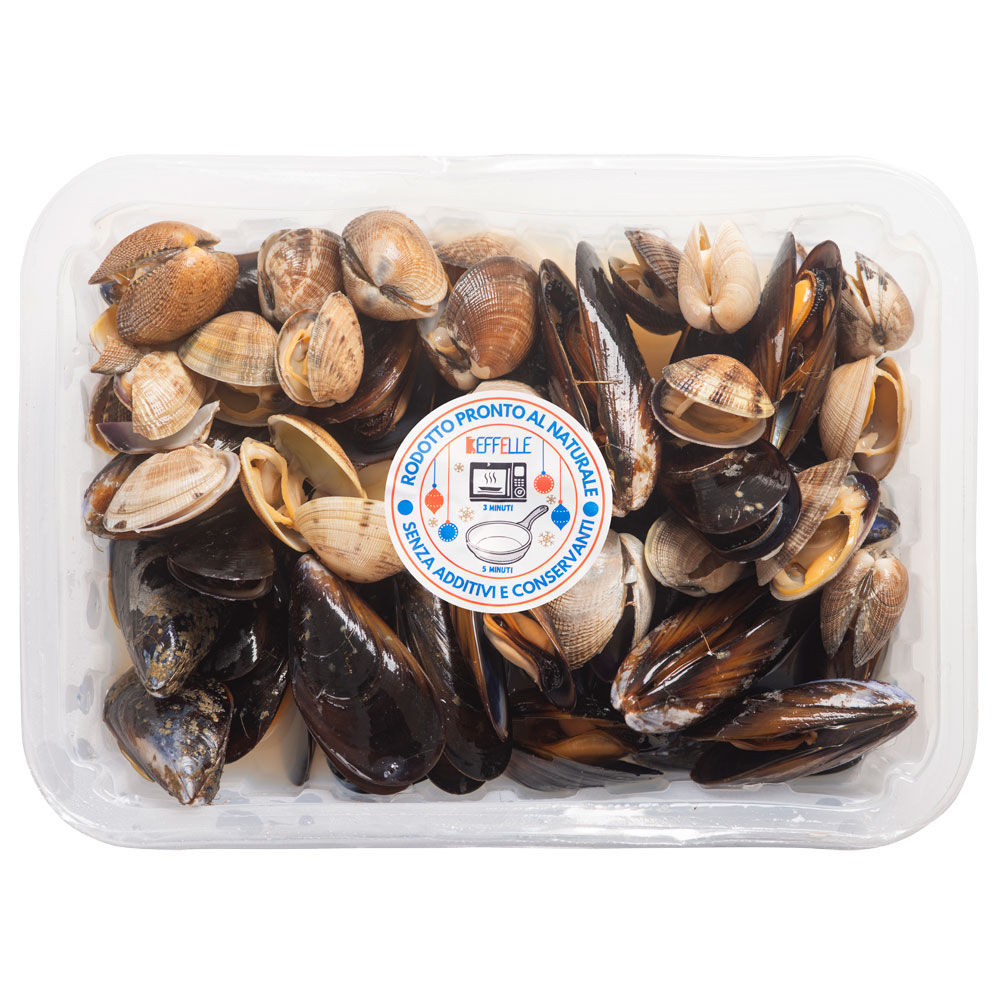 Bis mare di cozze e vongole cotto 800 gr