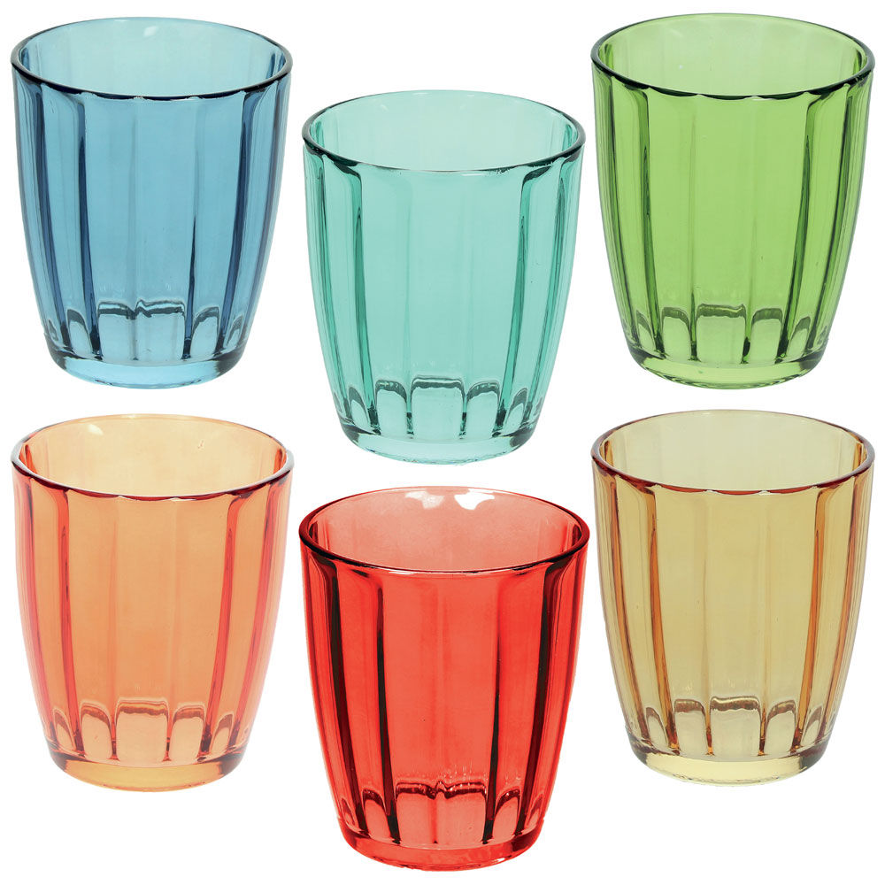 Set di 6 bicchieri multicolor Siviglia