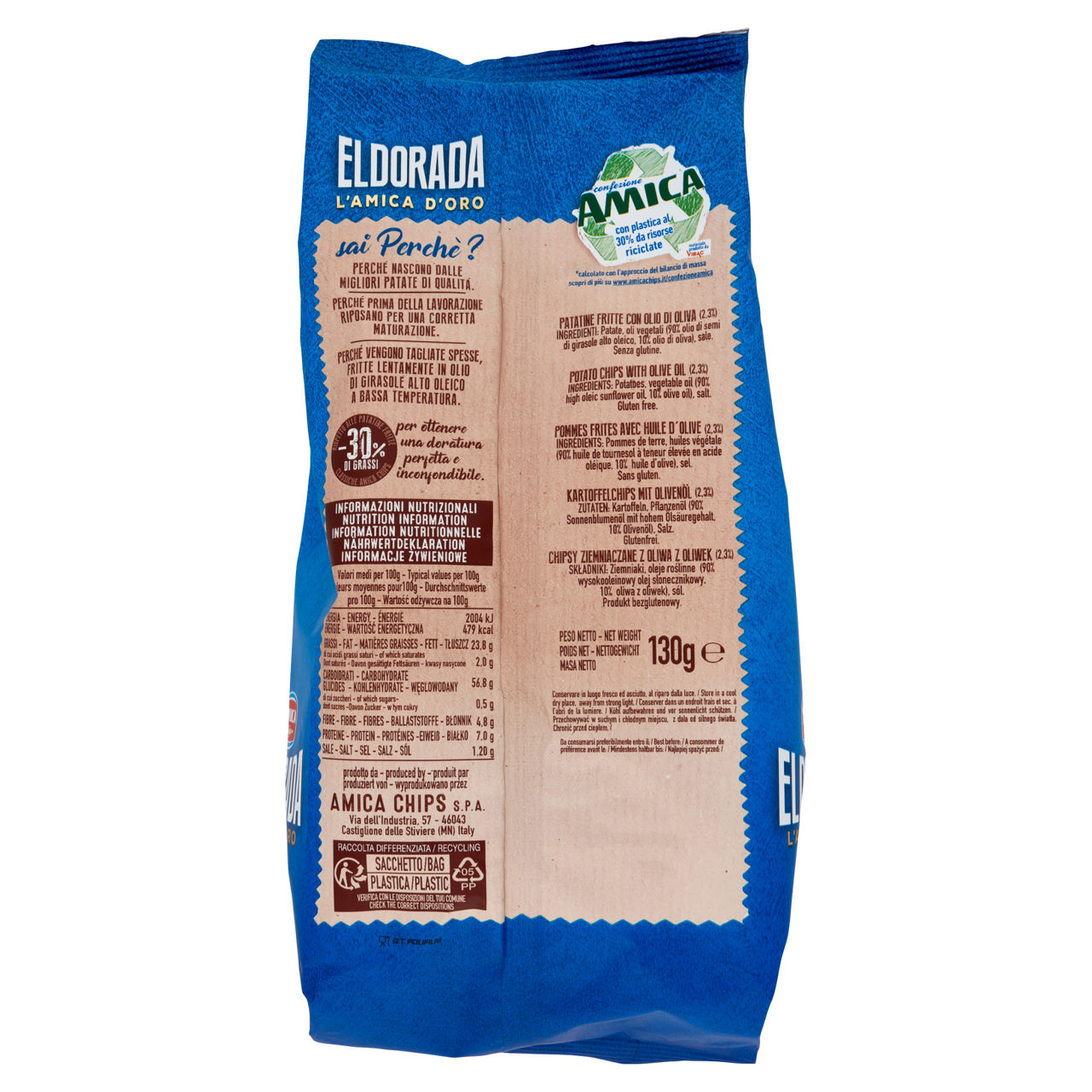 Patatine con olio di oliva 130 gr - Immagine 51