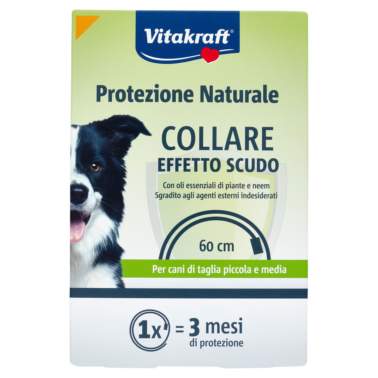Collare naturale per cane s-m scatola 1 pz