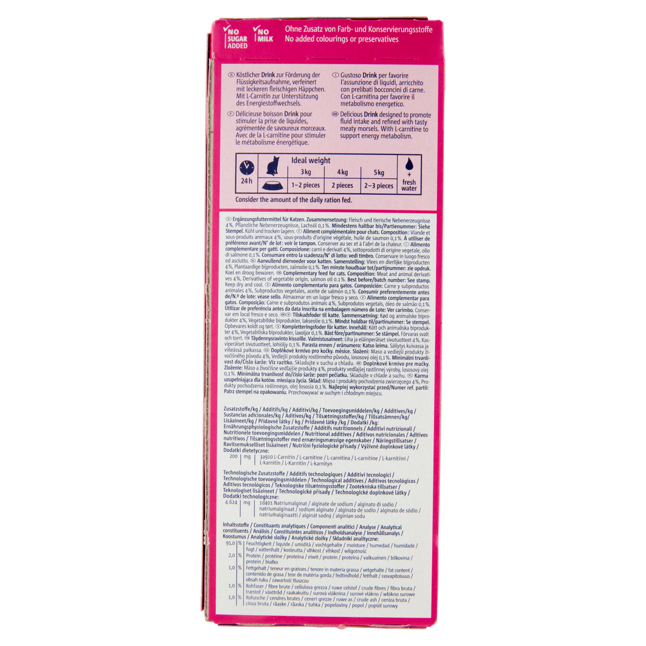 Vitakraft snack liquido per gatto salmone e carnitin pz.5xg30 - Immagine 41