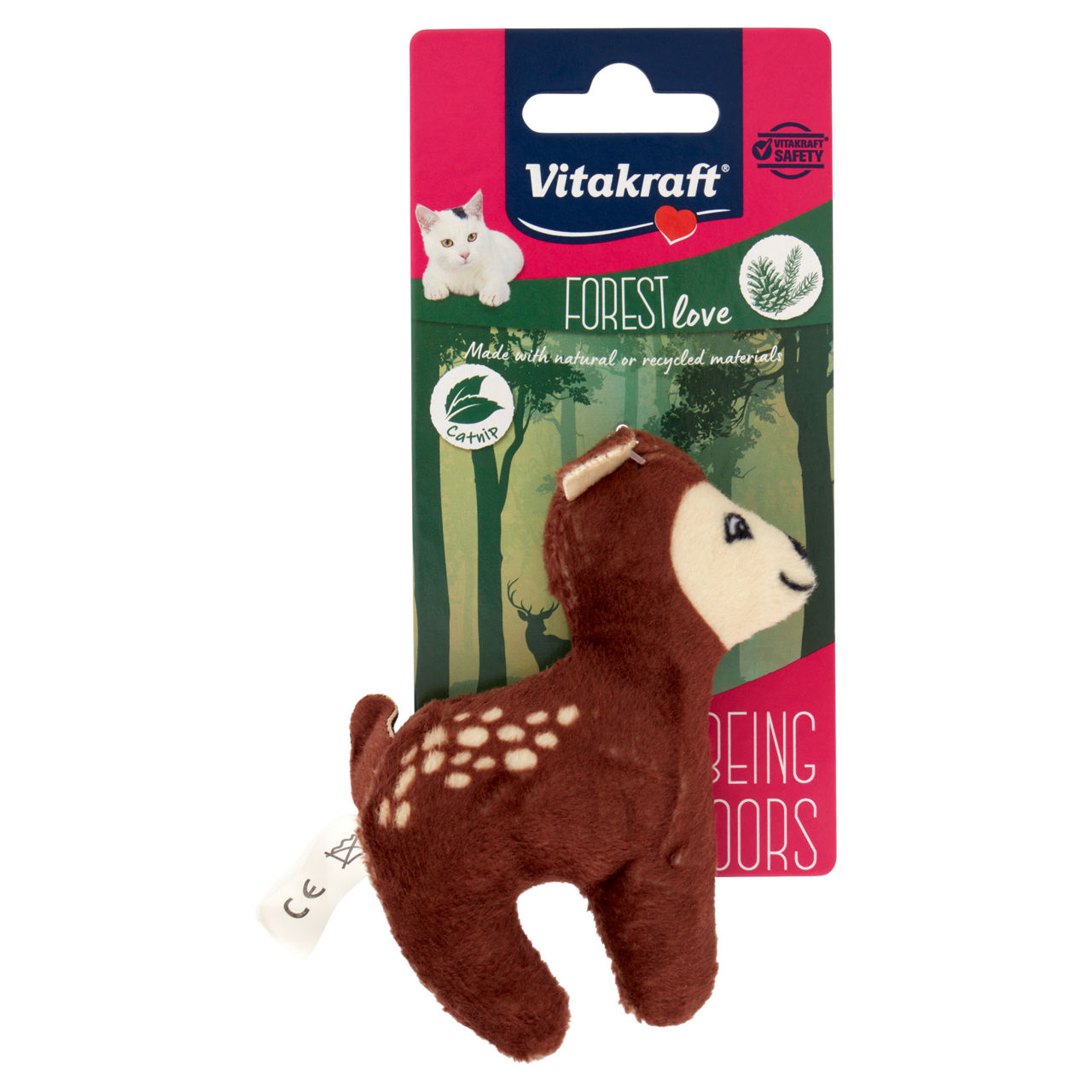 Giocattolo per animali capriolo con campanellino 1 pz