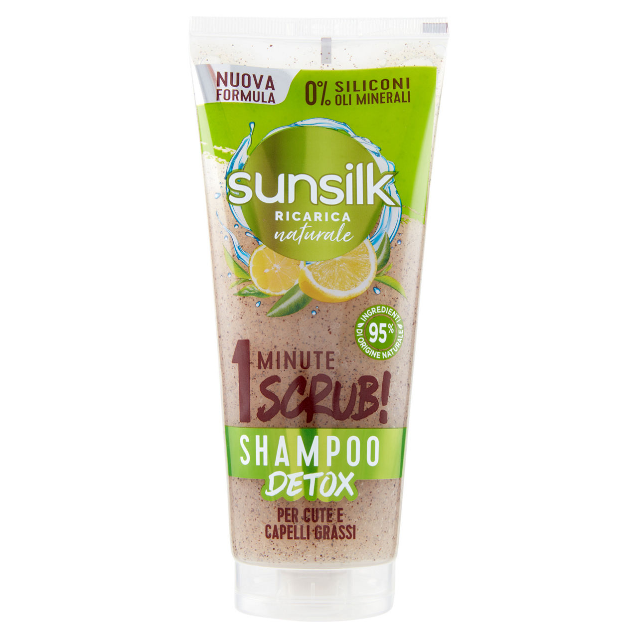 Shampoo Detox 1 Minute Scrub con tè verde e limone 200 ml - Immagine 01