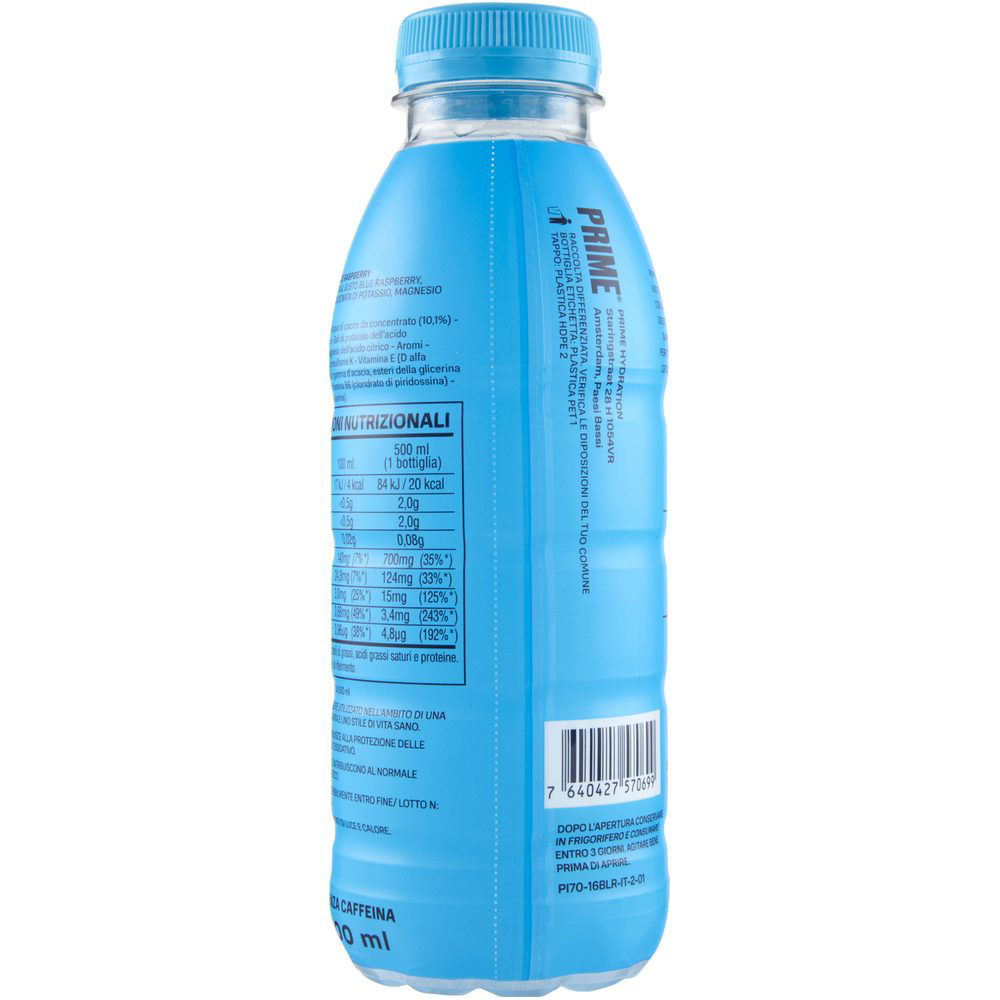 Bevanda aromatizzata Hydration gusto lampone 500 ml - Immagine 21