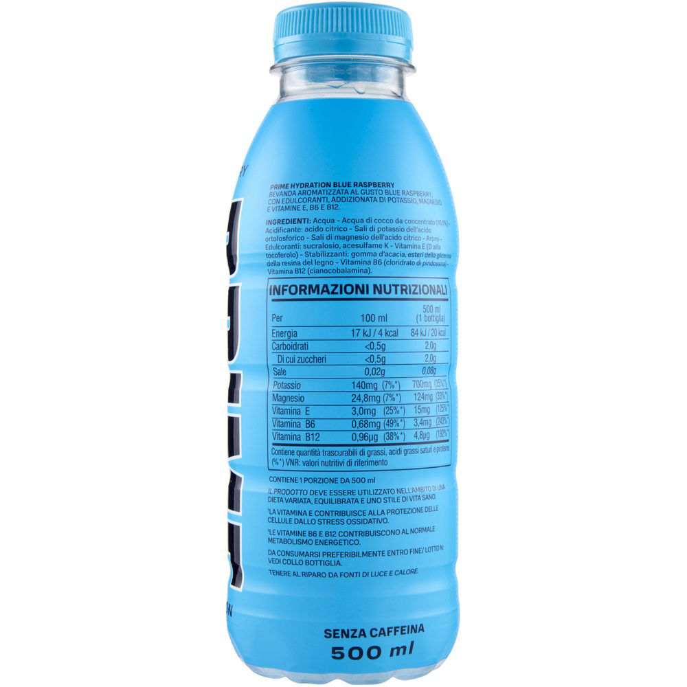 Bevanda aromatizzata Hydration gusto lampone 500 ml - Immagine 31