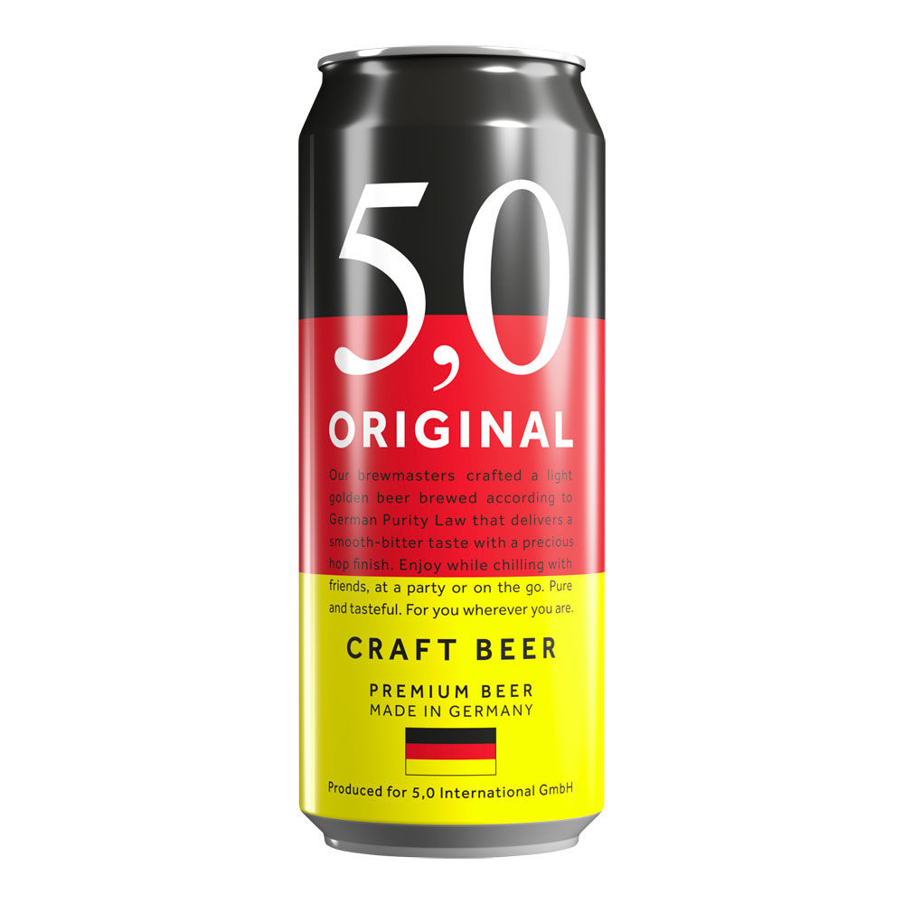 Birra tedesca Original 5.0 craft 500 ml - Immagine 01