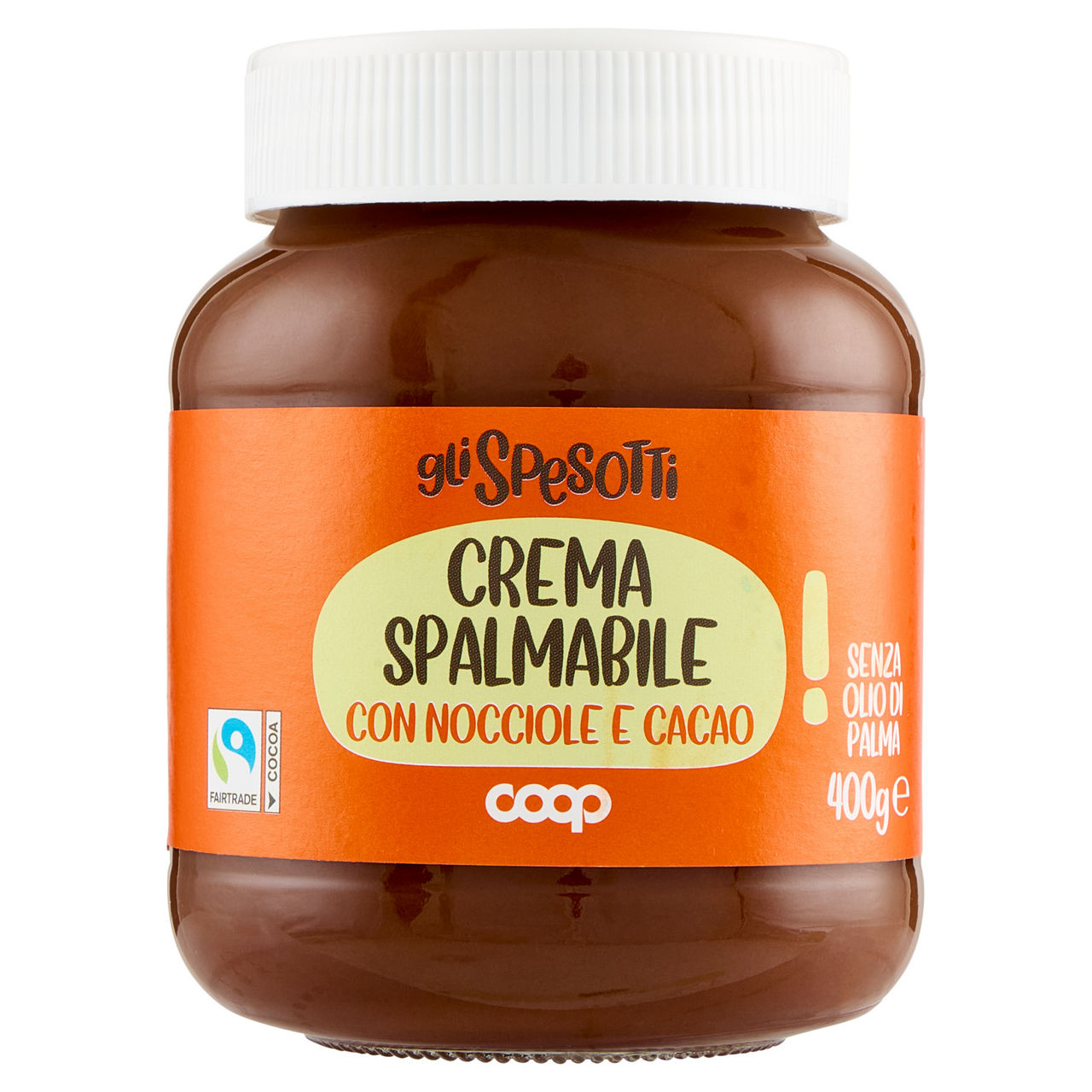 Crema spalmabile gli spesotti coop cacao e nocciole g 400 - Immagine 01