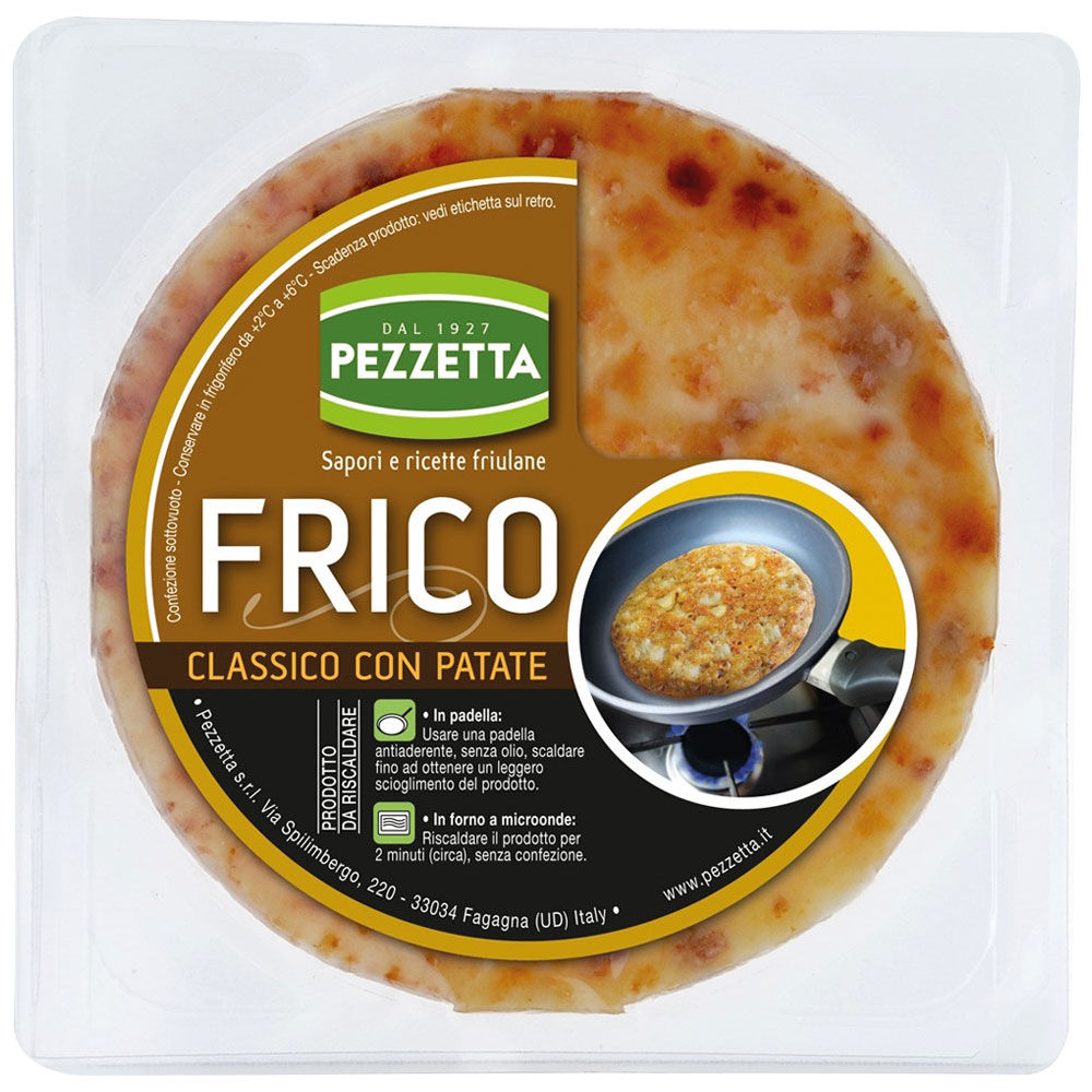 Frico classico con base di formaggio e patate 180 gr - Immagine 01