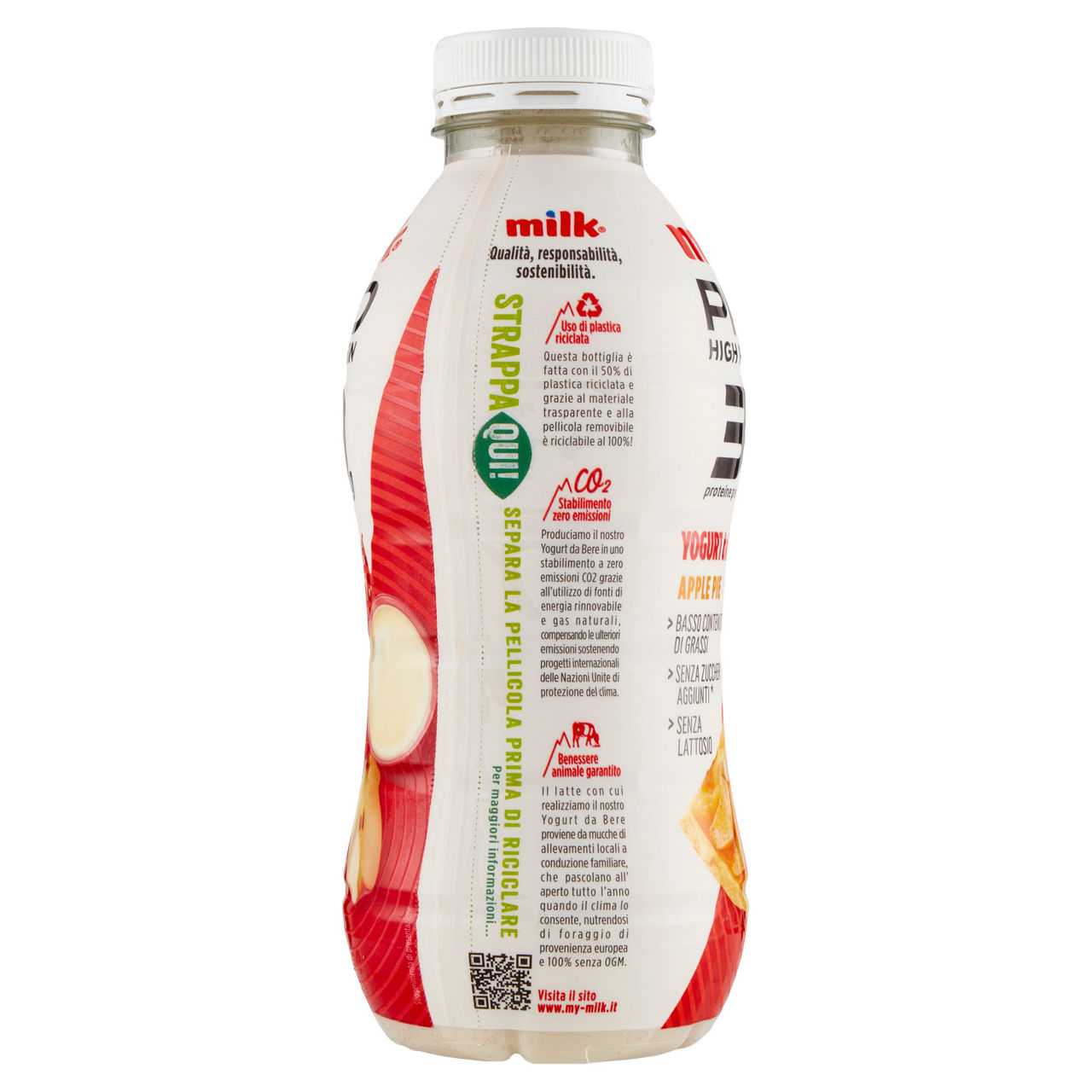 Yogurt da bere proteico gusto torta di mele 500 gr - Immagine 11