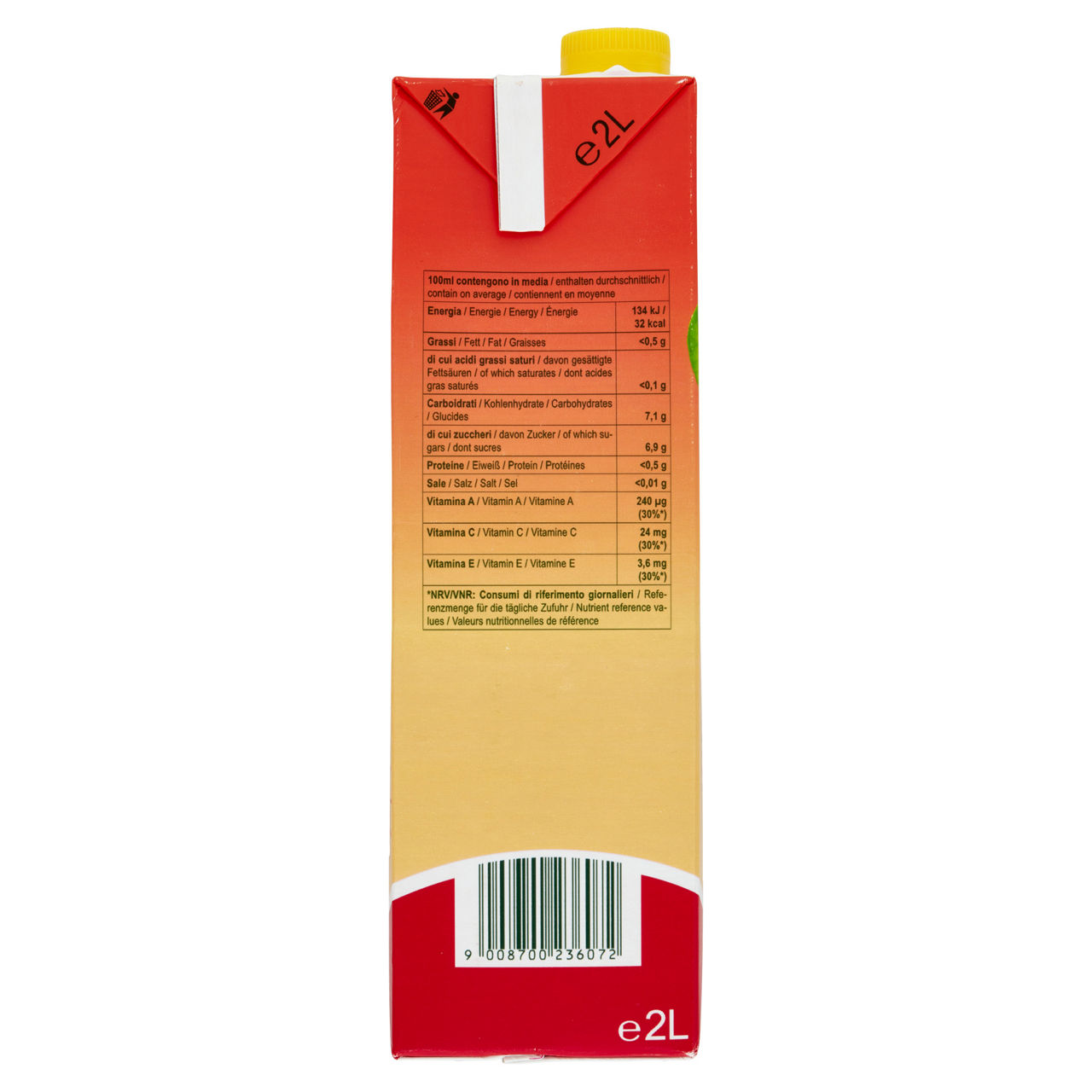 Bevanda arancia rossa e carota 2 lt - Immagine 41