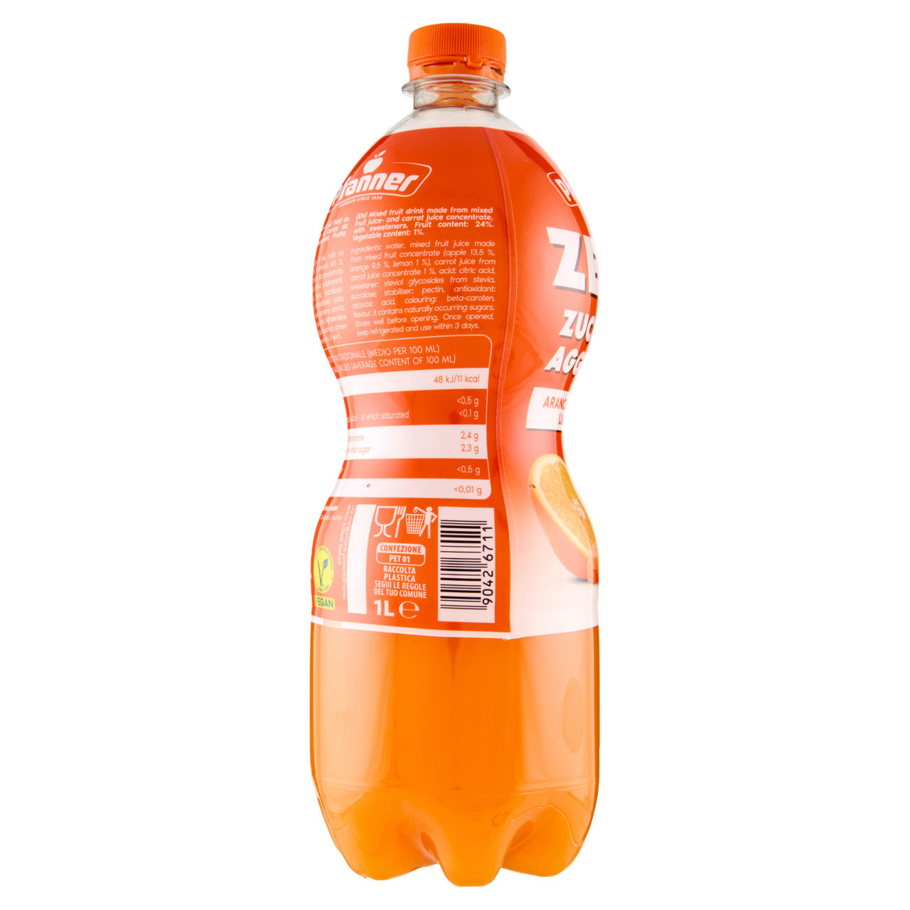 Succo di frutta zero zuccheri aggiunti arancia carota e limone 1 lt - Immagine 31