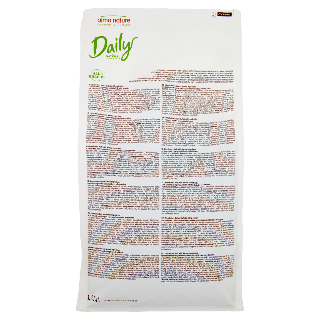 Croccantini per cani Adult Dog con manzo e riso 1,2 kg - Immagine 21