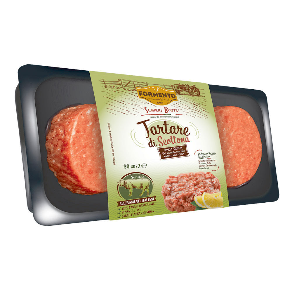Tartare di scottona 2 pz 160 gr