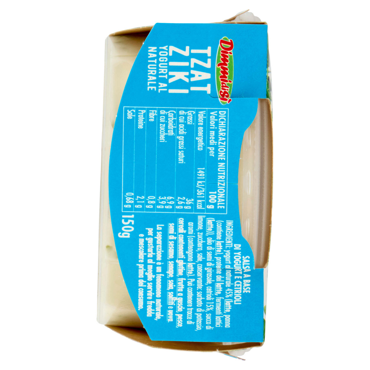 Salsa Tzatziki a base di yogurt e cetrioli senza aglio 150 gr - Immagine 51