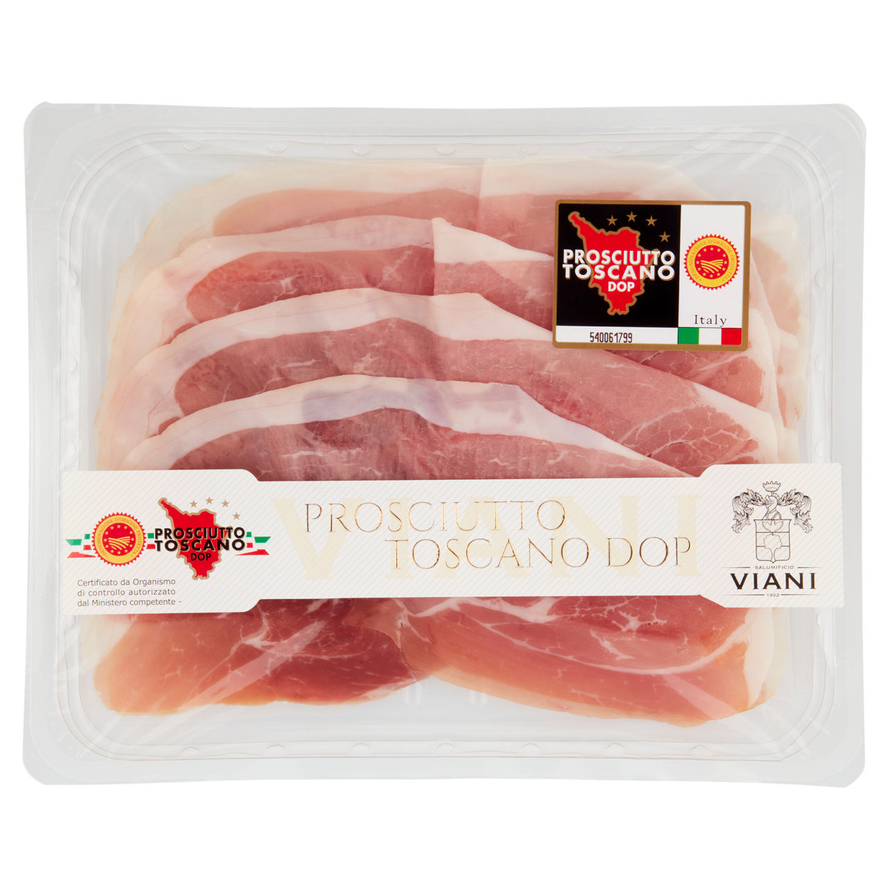Prosciutto Toscano DOP affettato 100 gr - Immagine 01