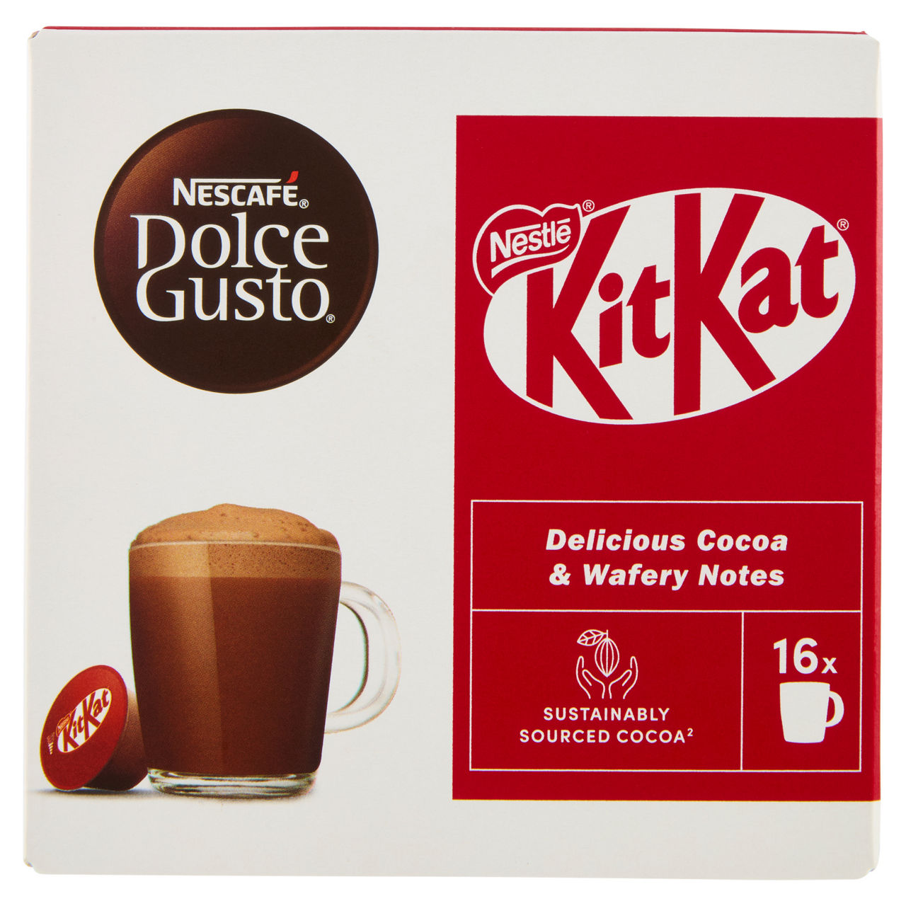 Capsule gusto Kit Kat per macchinetta Dolce Gusto 16 pz - Immagine 01