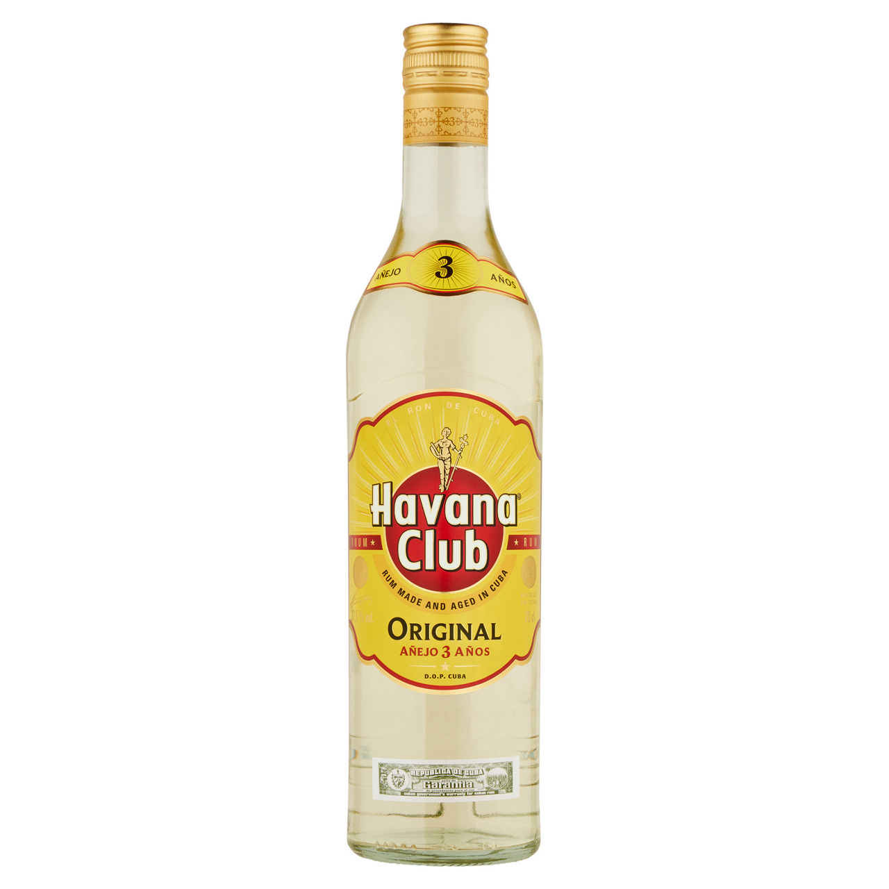 Rhum havana club 3 anos gradi 37,5 bottiglia ml 700 - Immagine 01