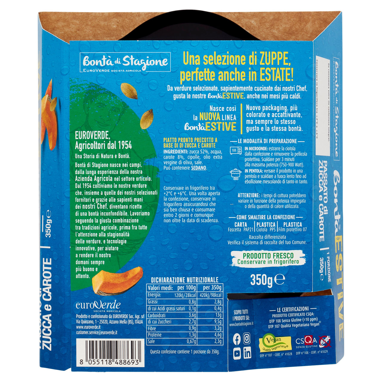 Passato di zucca e carote 350 gr - Immagine 21