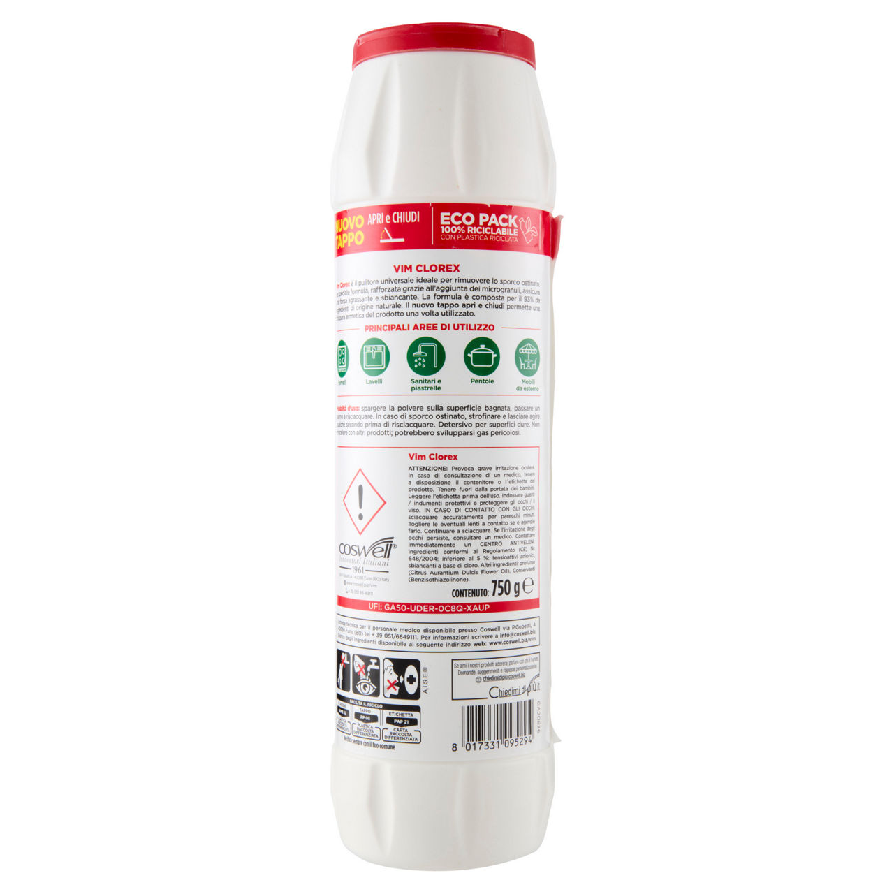 Detergente superfici in polvere 750 gr - Immagine 51