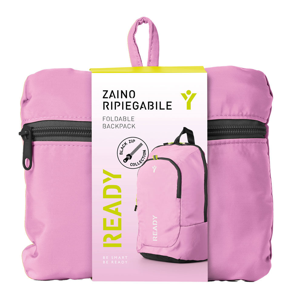 Zaino ripiegabile Ready Light rosa 18 lt - Immagine 31