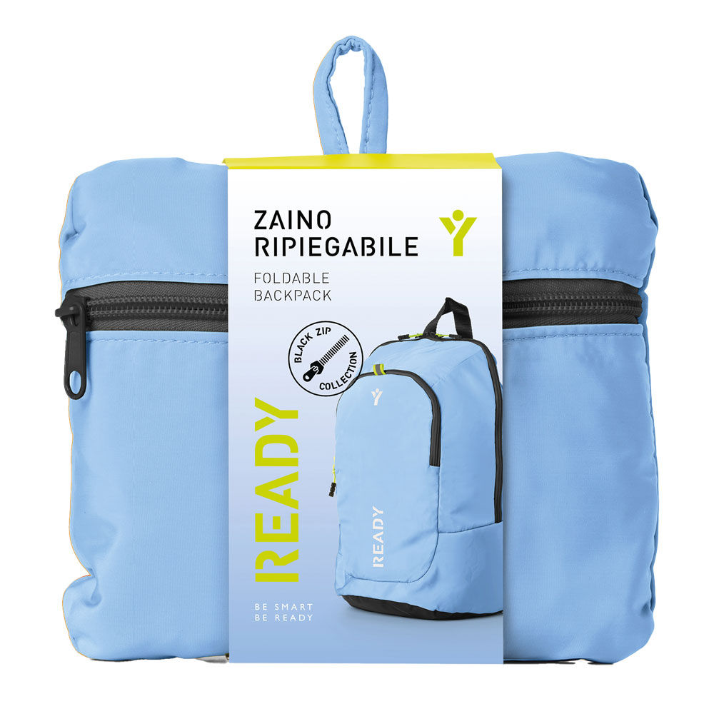 Zaino ripiegabile Ready Light celeste 18 lt - Immagine 31