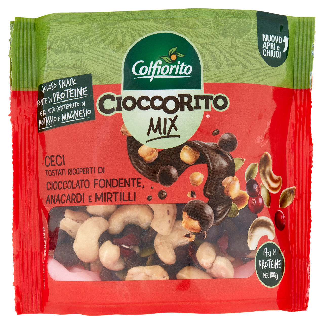 Cioccorito Mix ceci tostati ricoperti di cioccolato fondente 150 gr