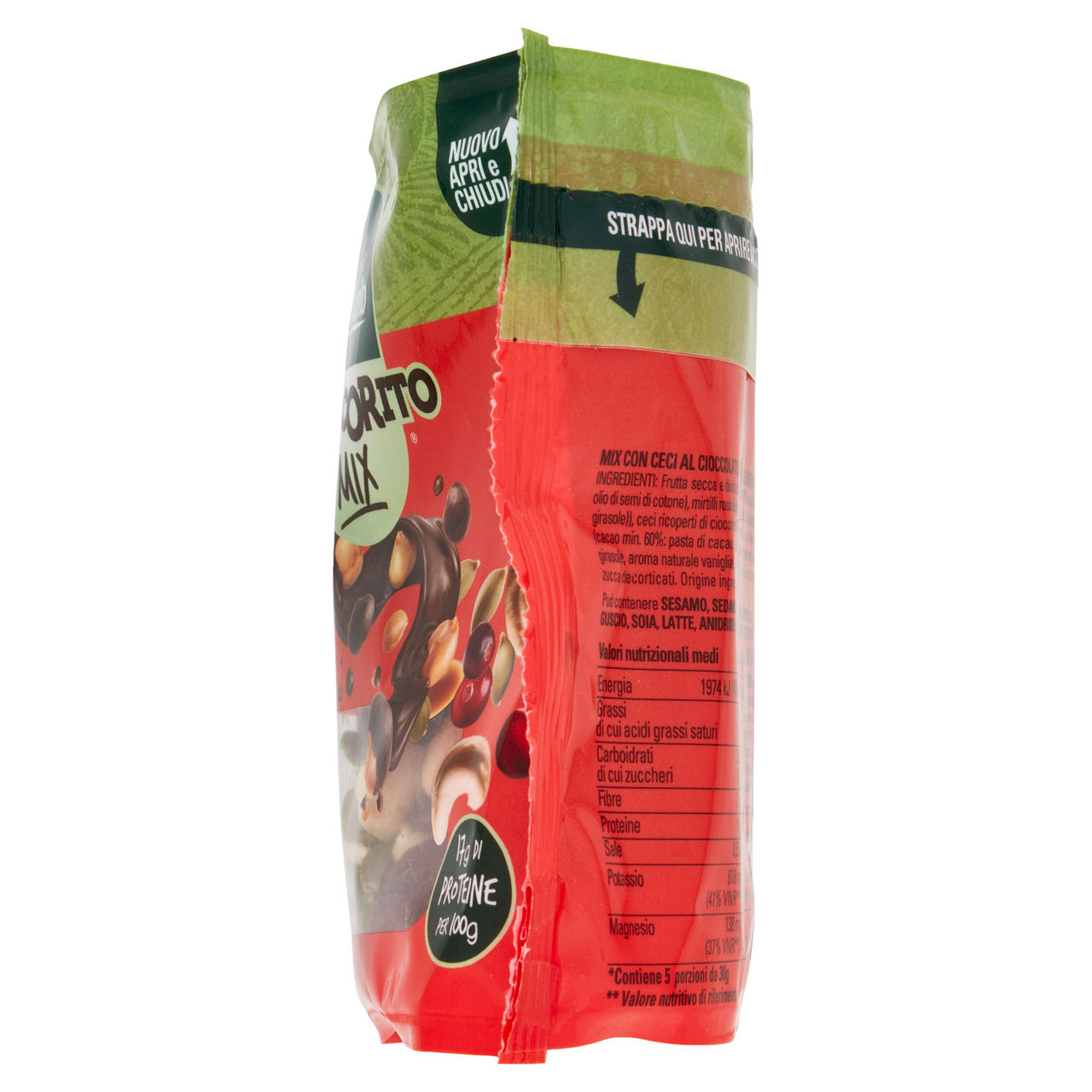 Cioccorito Mix ceci tostati ricoperti di cioccolato fondente 150 gr - Immagine 11