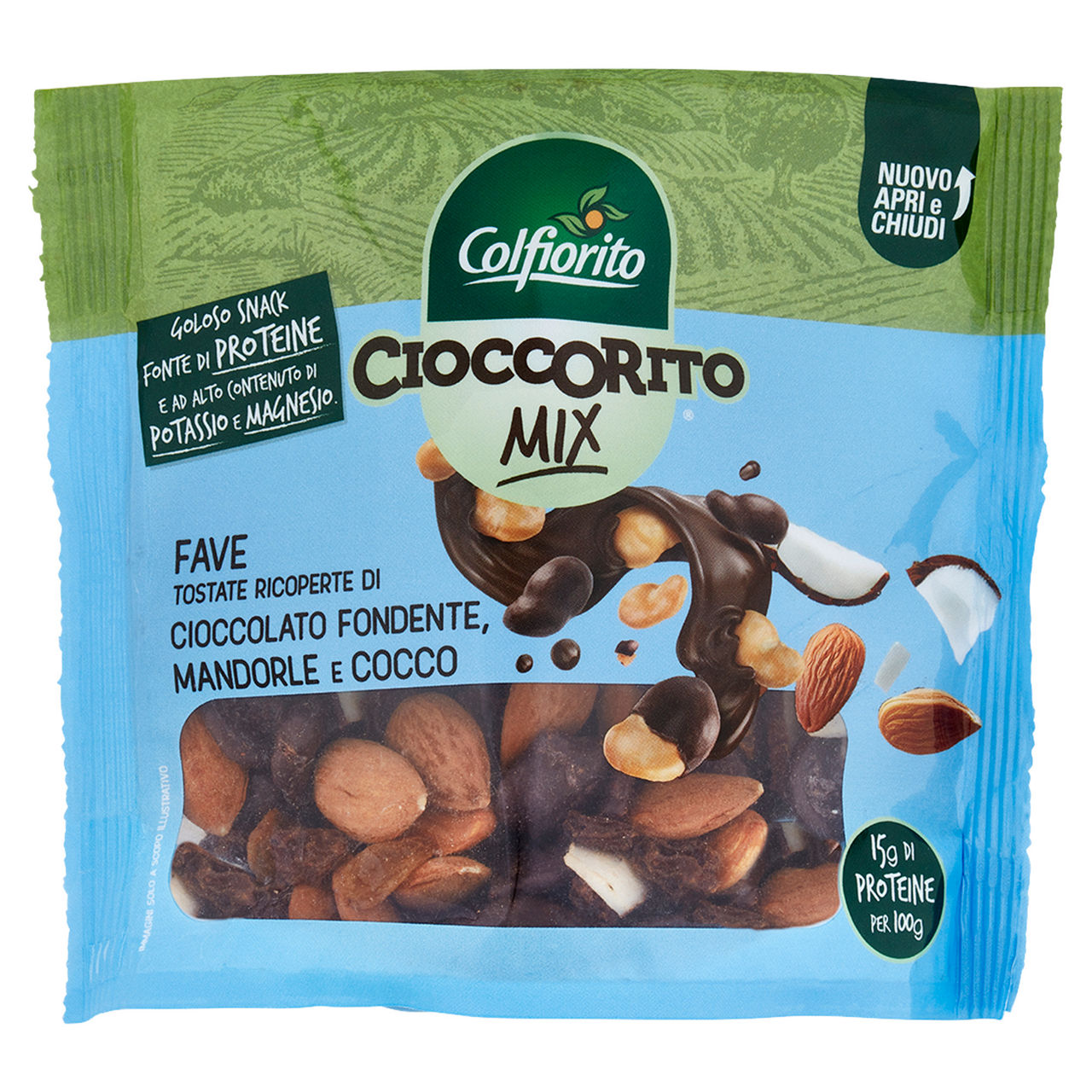 Cioccorito Mix fave tostate ricoperte di cioccolato fondente 150 gr