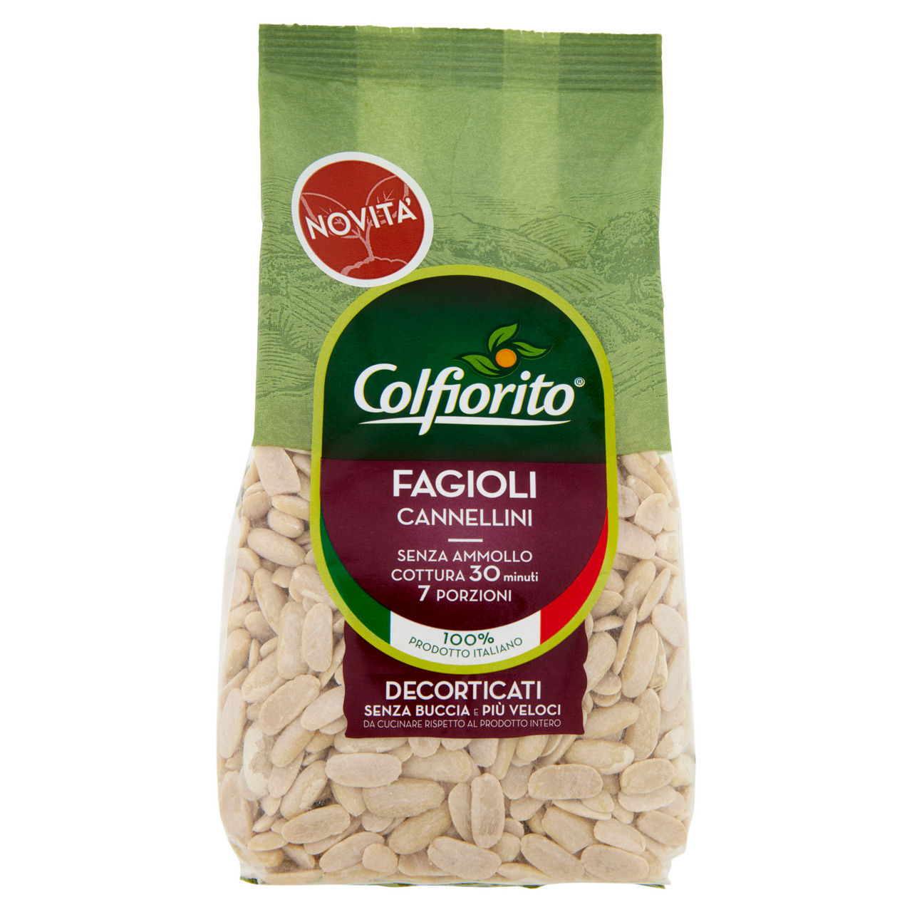 Fagioli cannellini decorticati 350 gr - Immagine 01