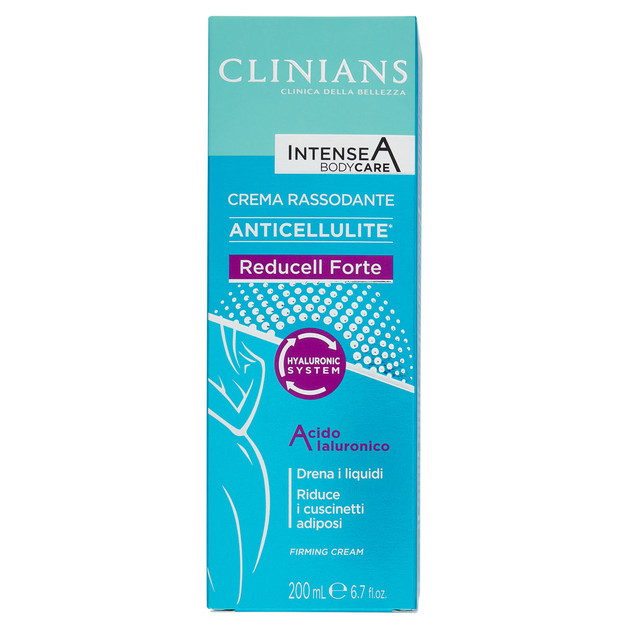 Crema corpo rassodante anticellulite reducell forte 200 ml