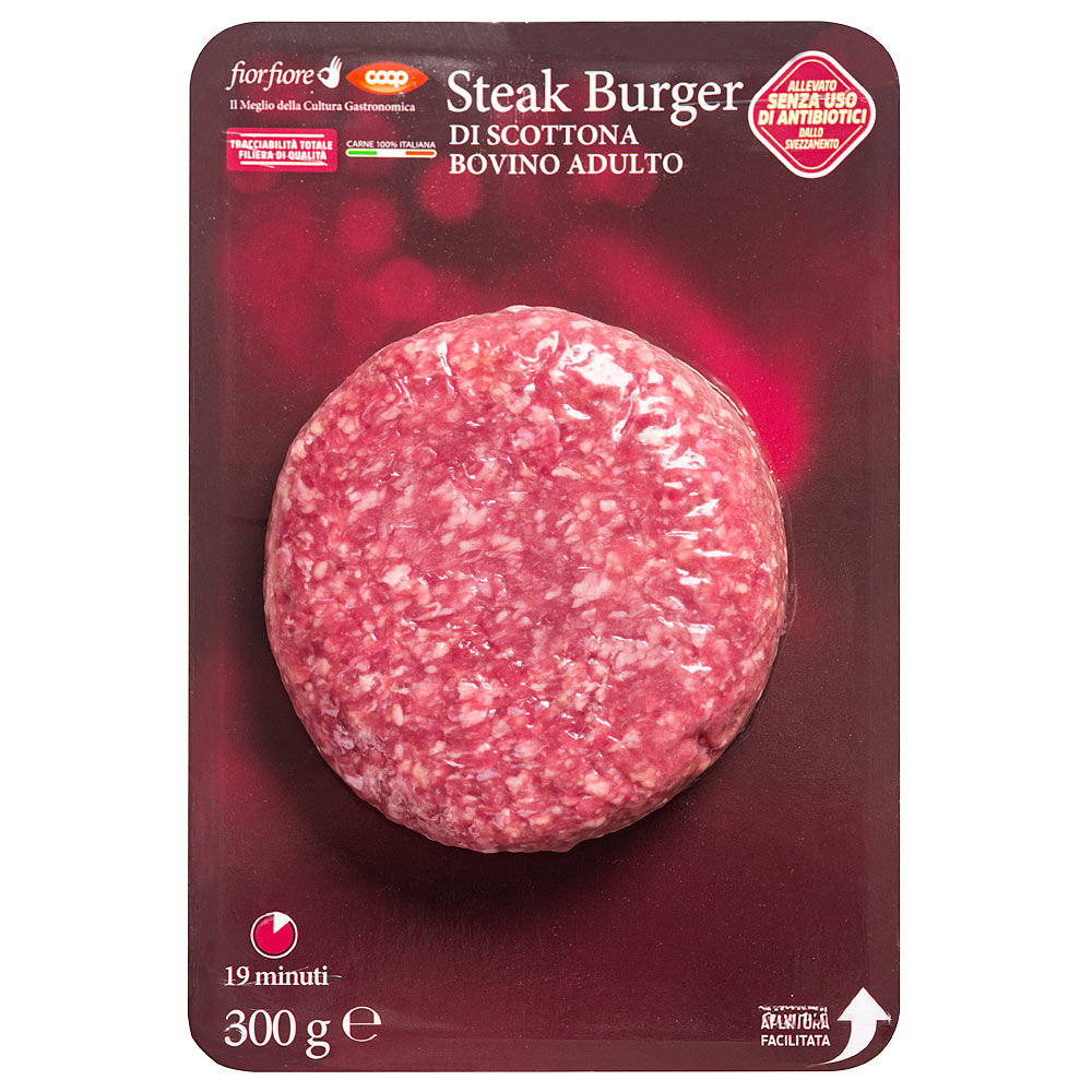 Steack burger di scottona 300 gr - Immagine 01