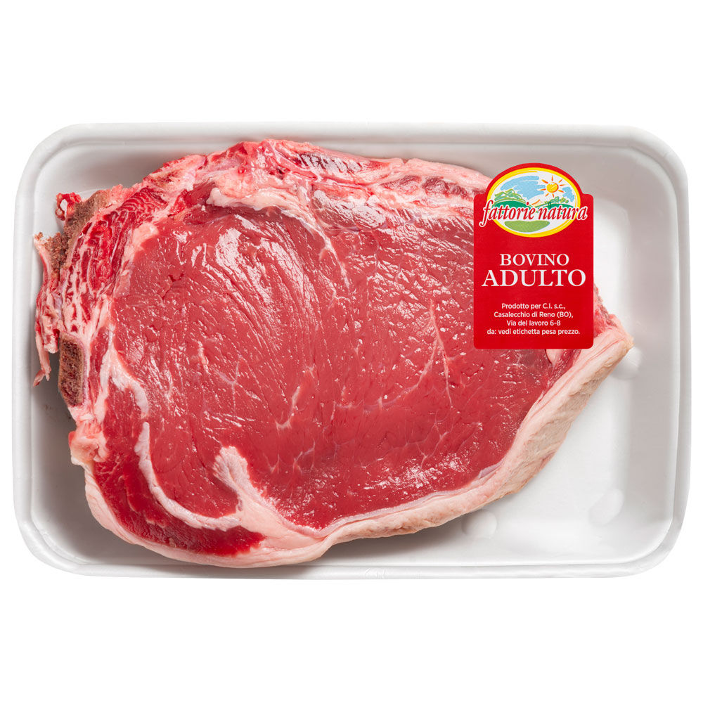 Bistecca nella costola di bovino adulto