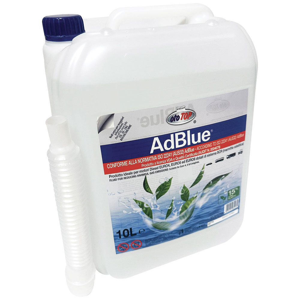 Additivo per motori diesel Ad Blue con versatore 10 lt  
