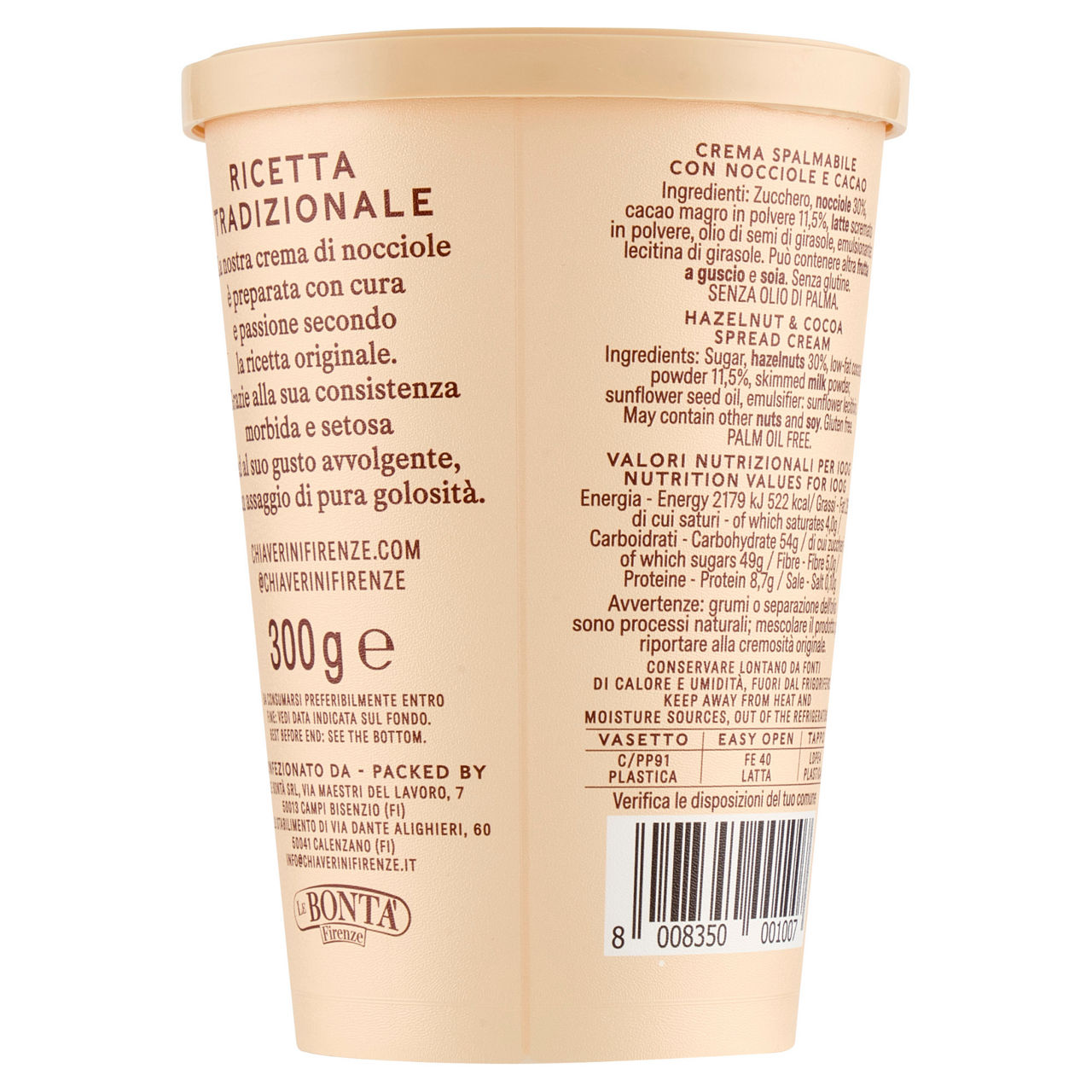Crema spalmabile di nocciole 300 gr - Immagine 21