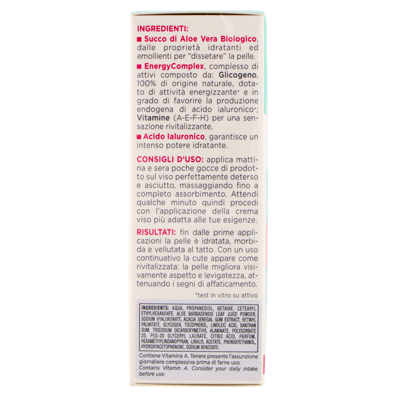 Siero viso booster EnergyComplex con aloe vera 30 ml - Immagine 21