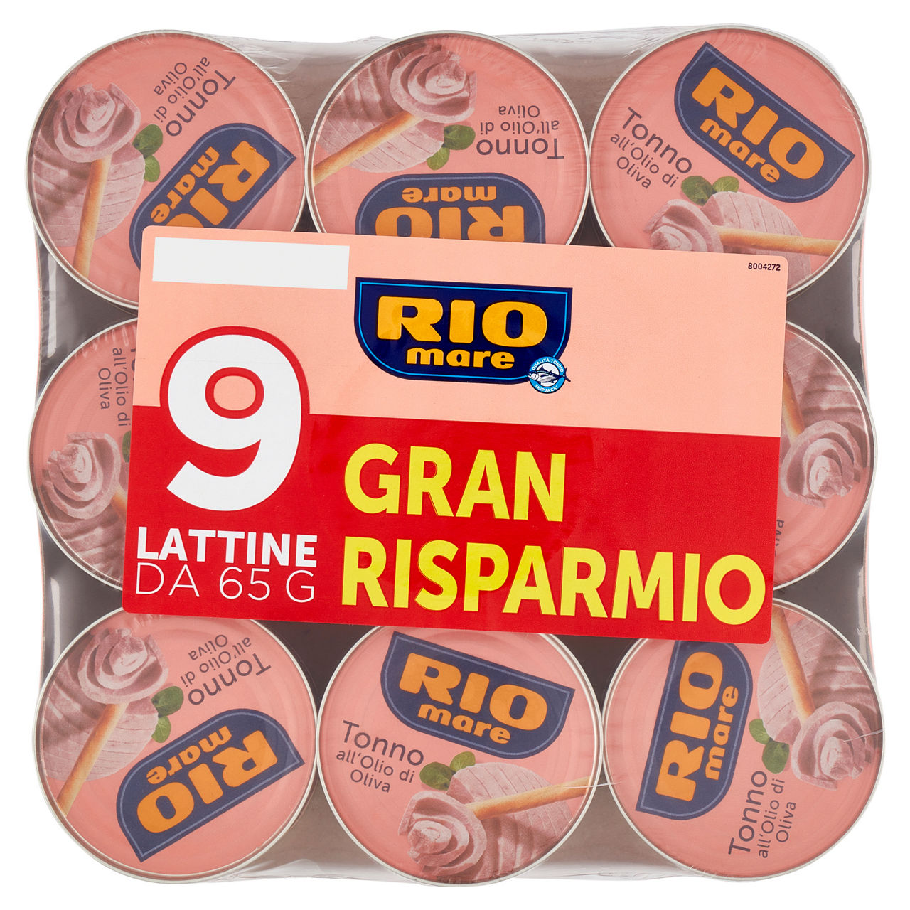 Tonno all'olio di oliva 9 pz x 65 gr