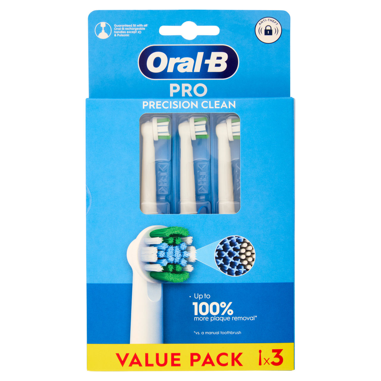 Testine di ricambio per spazzolino elettrico Oral B Pro Precision Clean 3 pz