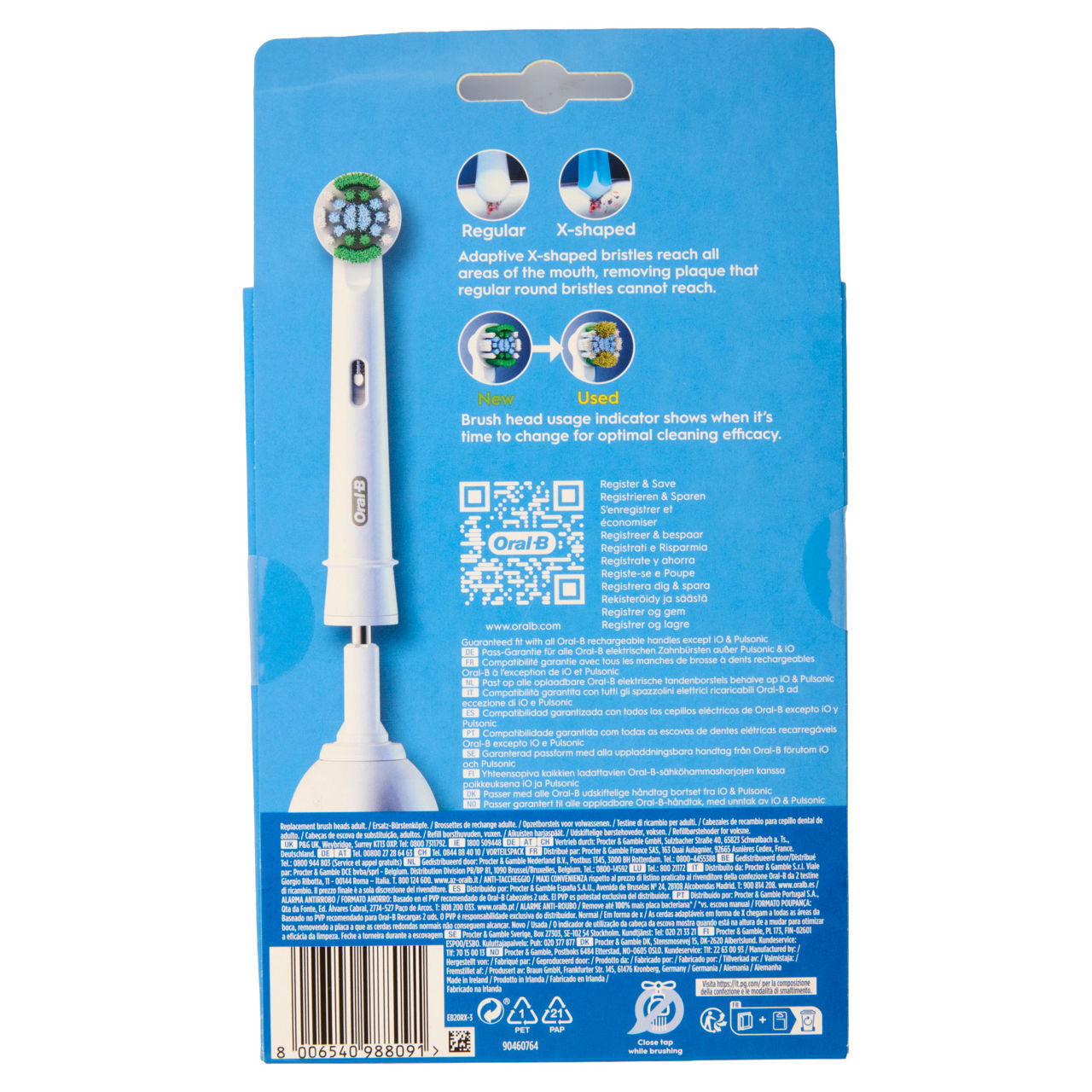 Testine di ricambio per spazzolino elettrico Oral B Pro Precision Clean 3 pz - Immagine 21