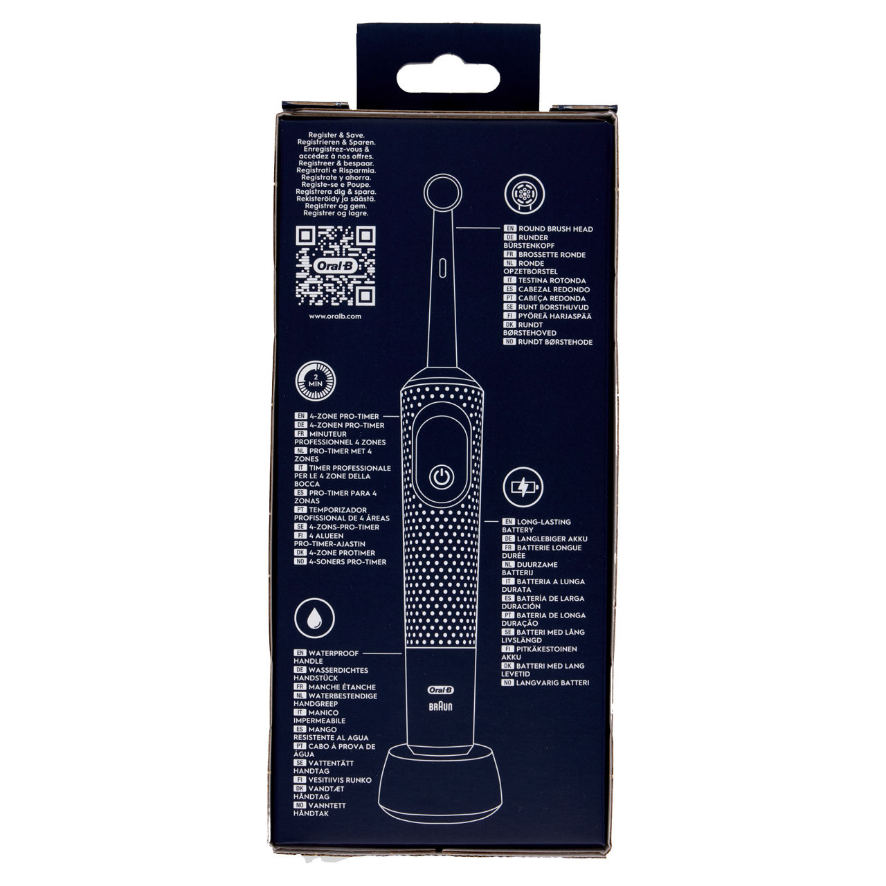 Spazzolino elettrico oral-b vitality pro blue sensitive pz.1 - Immagine 41