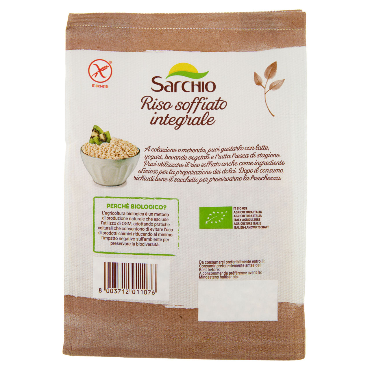 Riso soffiato bio senza glutine sarchio sacchetto g 100 - Immagine 51